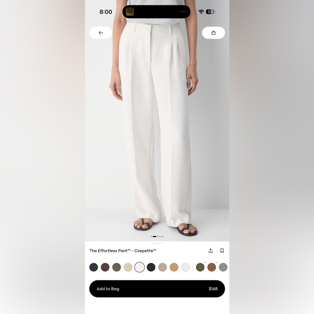 Aritzia Wilfred effortless pant